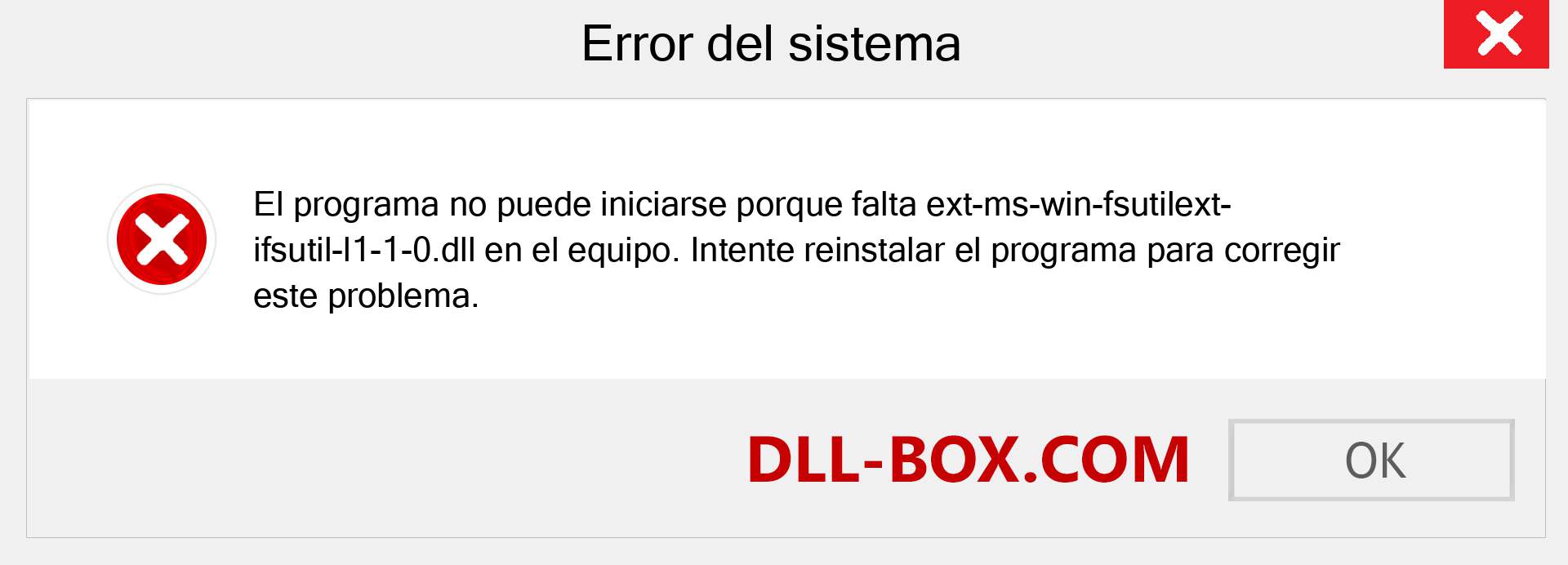 ¿Falta el archivo ext-ms-win-fsutilext-ifsutil-l1-1-0.dll ?. Descargar para Windows 7, 8, 10 - Corregir ext-ms-win-fsutilext-ifsutil-l1-1-0 dll Missing Error en Windows, fotos, imágenes